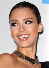 Jessica Alba at the American Music Awards at Nokia Theatre Los Angeles on November 21, 2010