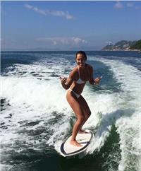 Mia Kang in a bikini