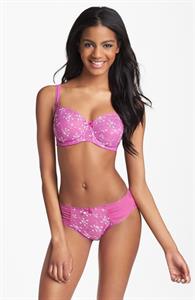 Ebonee Davis in lingerie