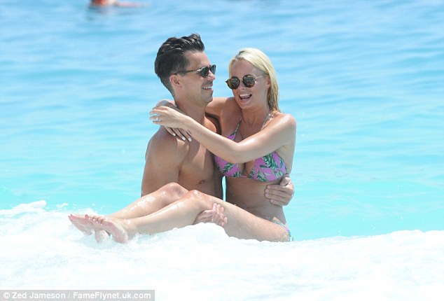 Rhian Sugden and Oliver Mellor on a vacation in Turkey