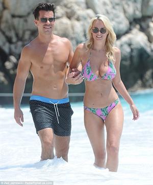 Rhian Sugden and Oliver Mellor on a vacation in Turkey