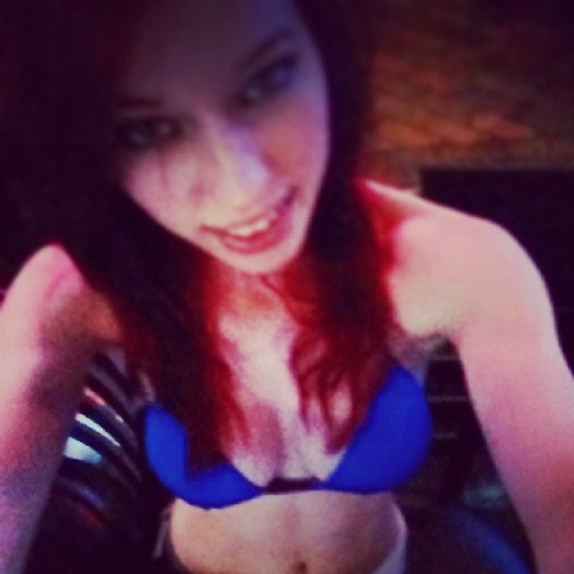 Caitlin McSwain in a bikini