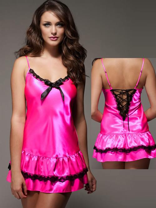 Violet Budd in lingerie