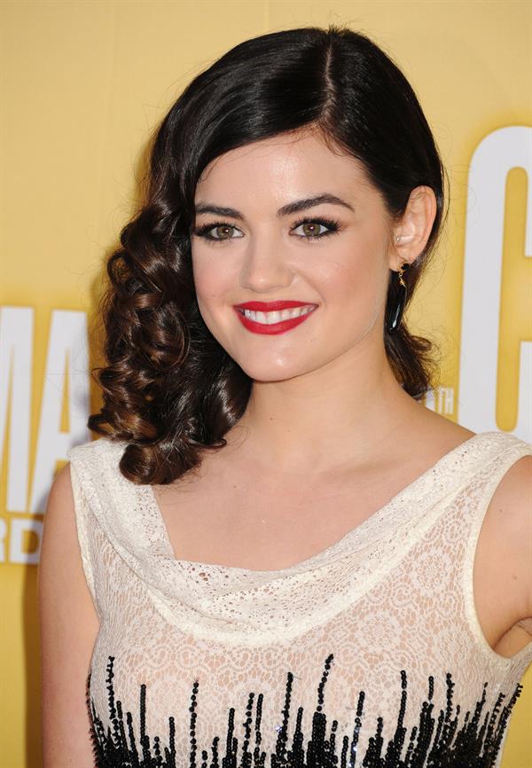 Lucy Hale at the 46th annual CMA awards