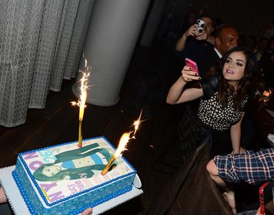 Lucy Hale NYLON celebrates Dec/Jan Cover Star Lucy Hale in Los Angeles 12/7/12 