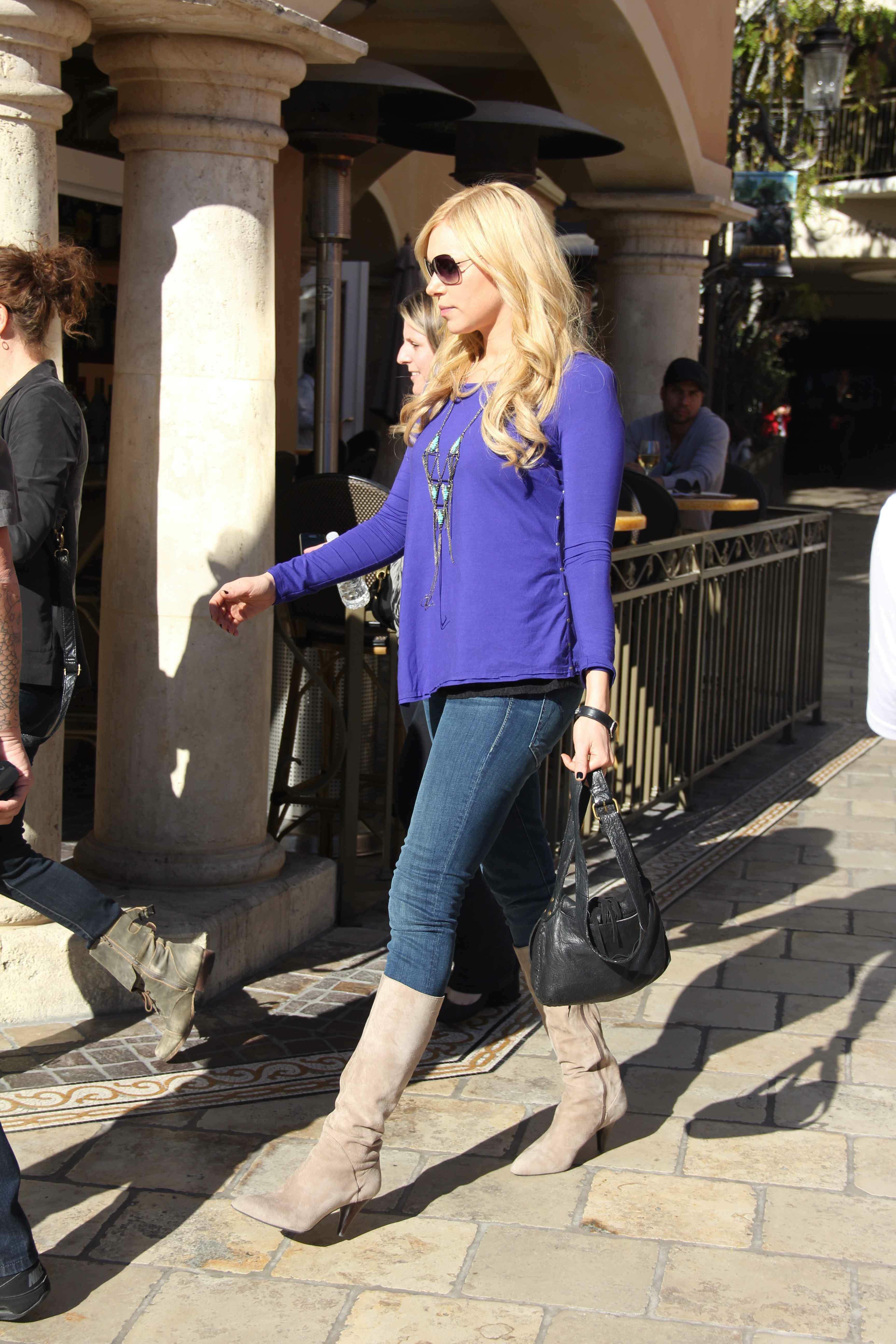 Laura Prepon at the Grove in LA