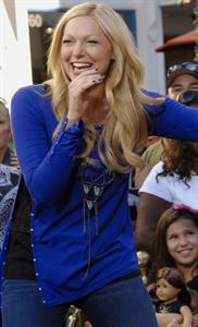 On  Extra  at The Grove in Los Angeles - January 5, 2012