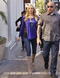 On  Extra  at The Grove in Los Angeles - January 5, 2012