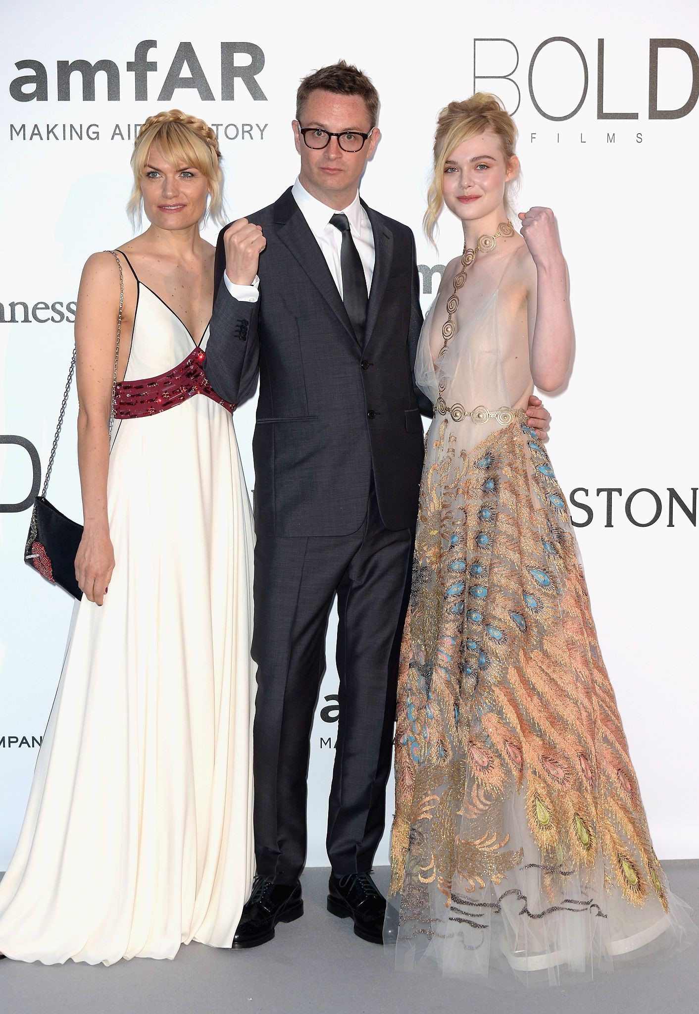 Elle Fanning showing off pasties at amfAR’s 23rd Cinema Against AIDS Gala