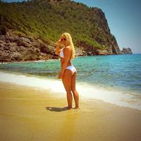 Anna Nyström in a bikini - ass