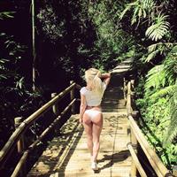 Anna Nyström in a bikini - ass