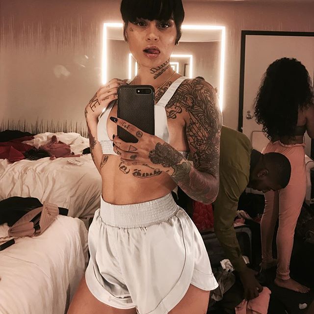 Kehlani taking a selfie