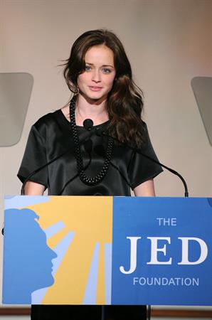 Alexis Bledel at the Jed Foundation's 9th Annual Infinite Possibilities Gala October 6, 2010