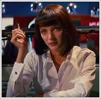 Uma Thurman in Pulp Fiction