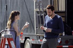 Alexis Bledel on the set of 'Remember Sunday' in New Orleans January 25, 2013