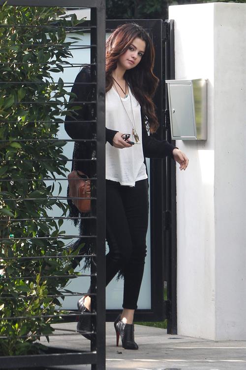 Selena Gomez West Hollywood December 13, 2012 