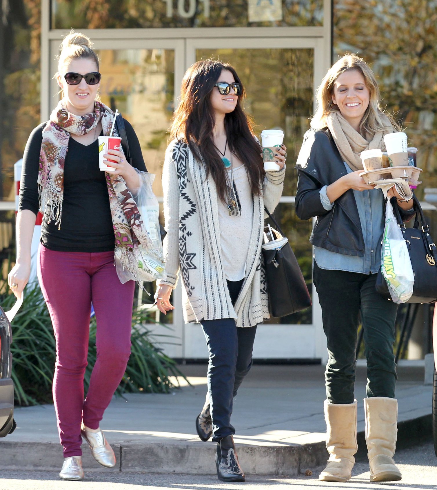 Selena Gomez in Burbank January 16, 2013 