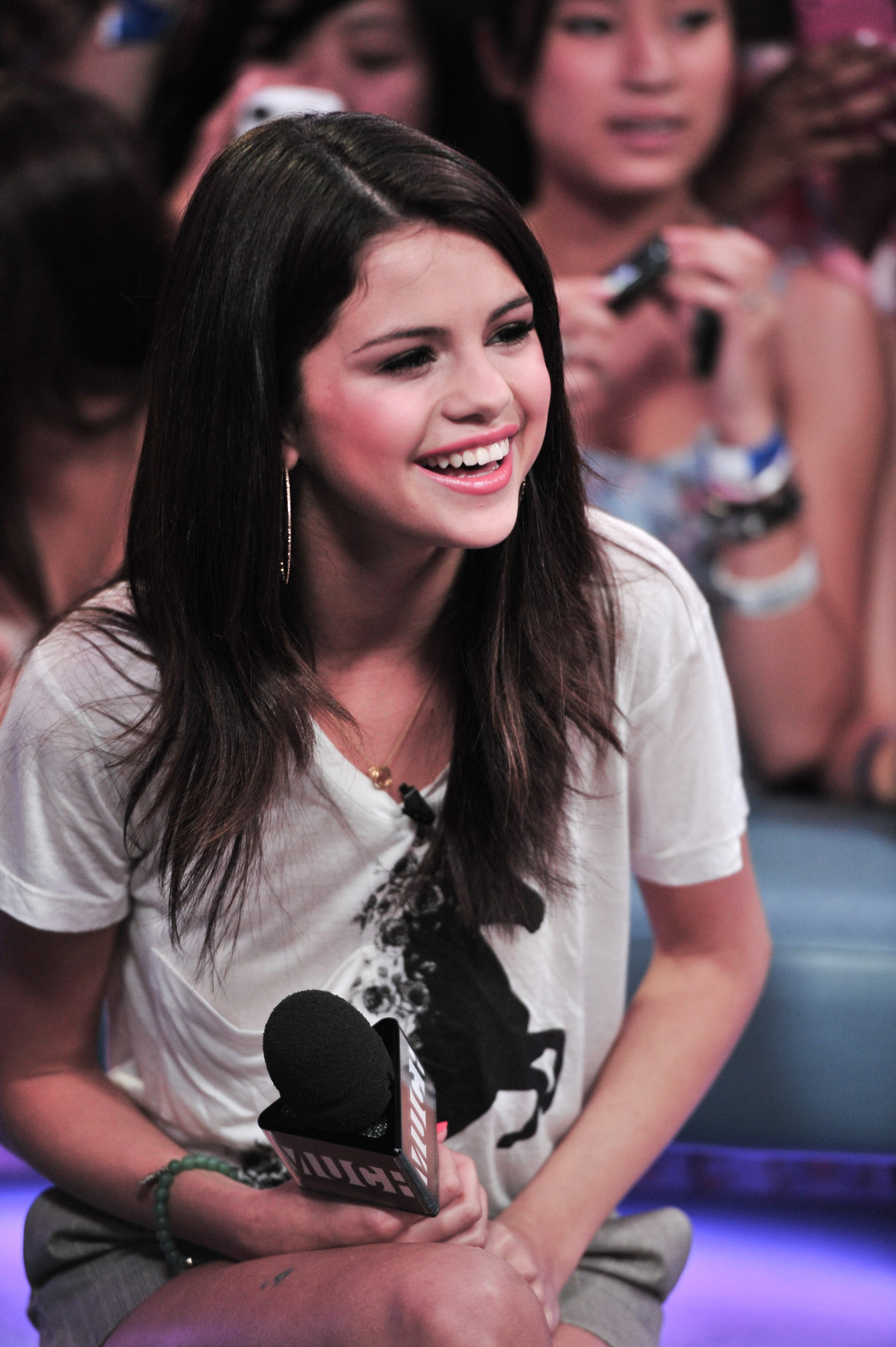 Selena Gomez visits New Music Live, August 24, 2011 