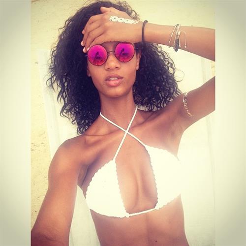 Ariela Oliveira in a bikini