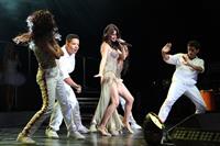 Selena Gomez performing at Bethel Woods Art Center in New York August 05, 2011 