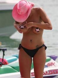 Anonymous in a bikini