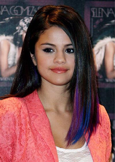 Selena Gomez at the 'We Own the Night' tour photocall in Mexico City on January 26, 2012