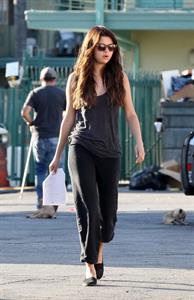 Selena Gomez on the Set of Parental Guidance Suggested - Van Nuys, CA - August 06, 2012