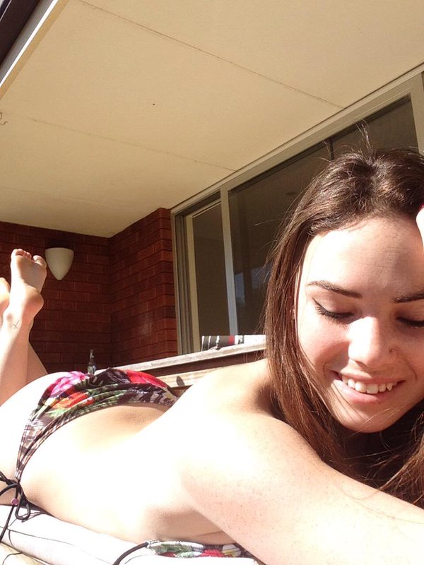 Alexis Young in a bikini