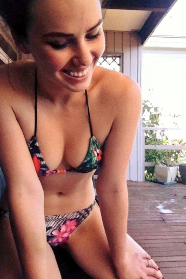 Alexis Young in a bikini
