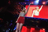 Taylor Swift at the KIIS FM 2012 Jingle Ball concert at Nokia Theatre in Los Angeles - December 1, 2012 