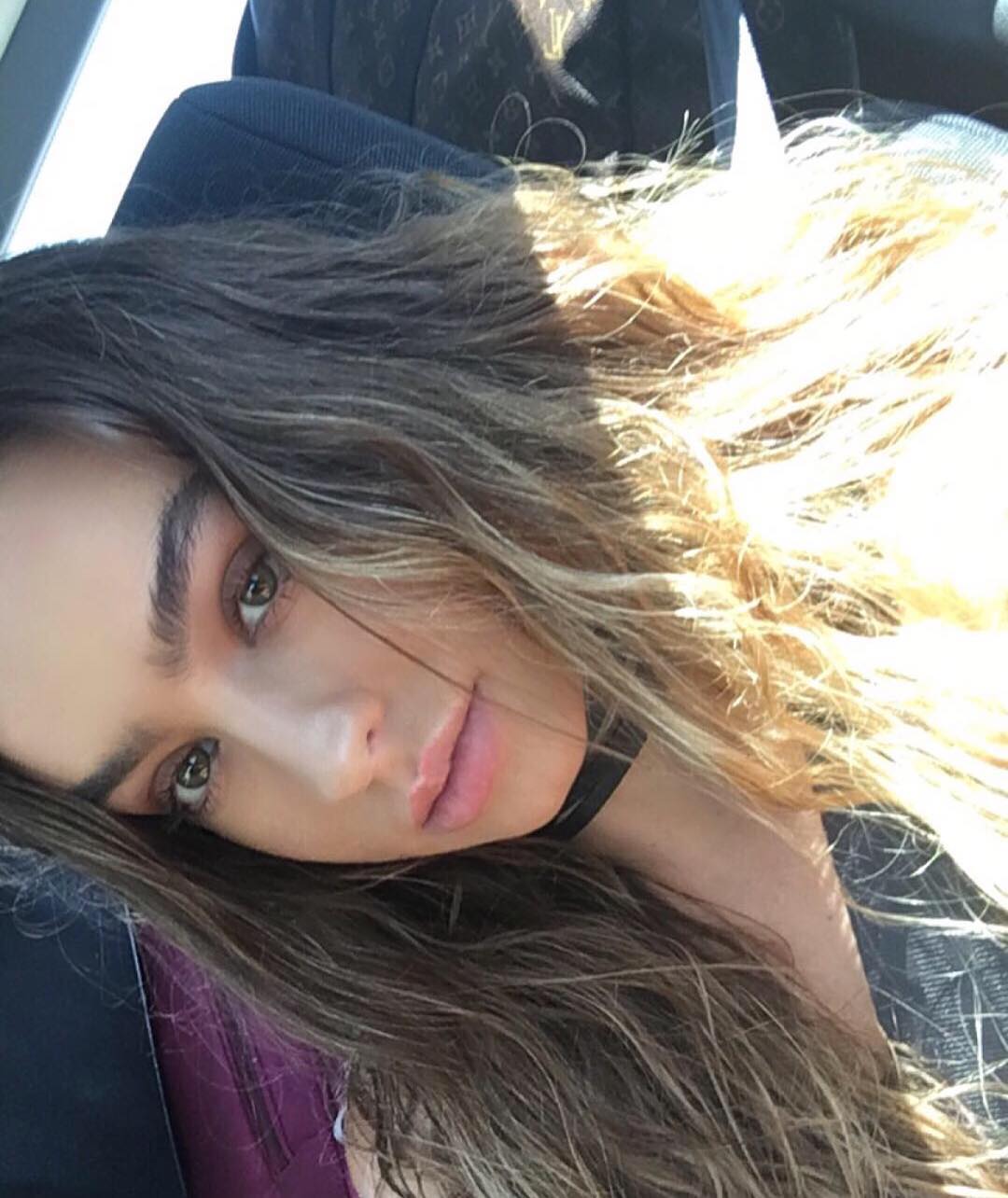 Sommer Ray taking a selfie