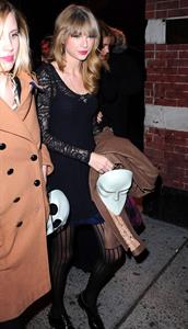 Taylor Swift leaving a theater in New York City June 12, 2012