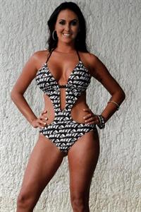 Marine Simoneau in a bikini