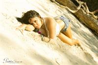 Marine Simoneau in a bikini