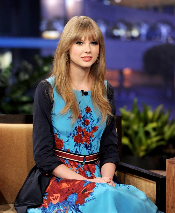 Taylor Swift the Tonight Show with Jay Leno February 20, 2012 
