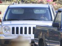Kristen Stewart driving in Los Angeles - October 30, 2013  