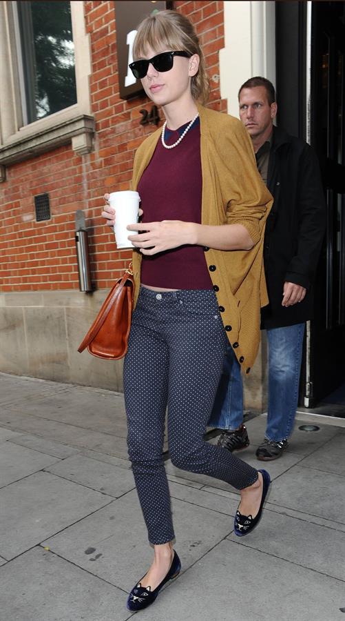 Taylor Swift out and about in London October 4, 2012 
