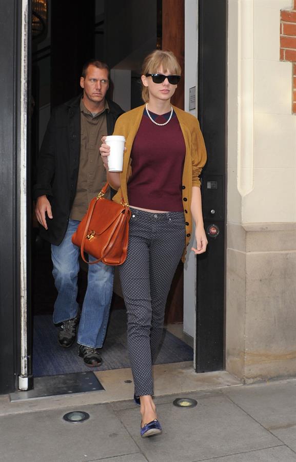 Taylor Swift out and about in London October 4, 2012 