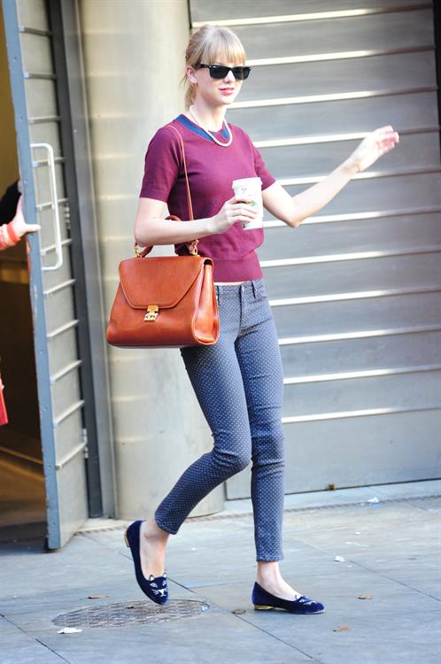 Taylor Swift out and about in London October 4, 2012