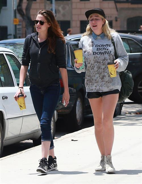 Kristen Stewart out in Los Feliz 6/7/13 