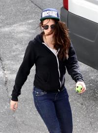 Kristen Stewart playing with a ball on the set of  Sils Maria  in Switzerland September 20, 2013  