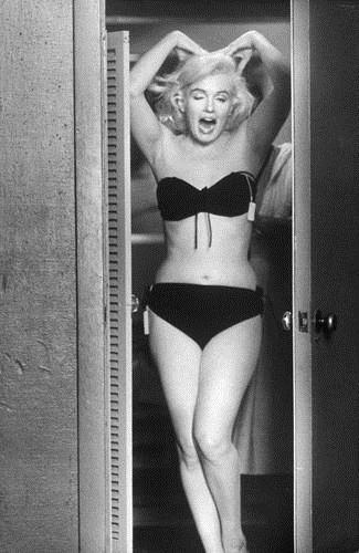 Marilyn Monroe in a bikini