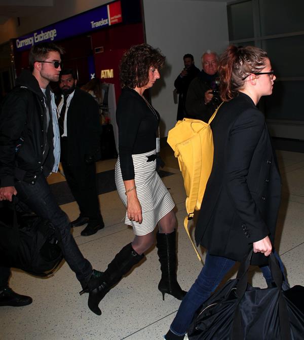 Kristen Stewart at JFK Airport in New York City 11/23/12 