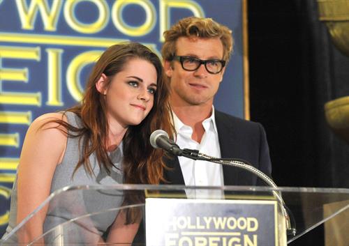 Kristen Stewart at Hollywood Foreign Press Association's Cecil B. Demille Award presentation in Beverly Hills 11/1/12