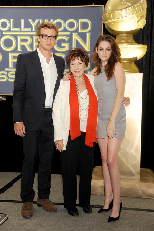 Kristen Stewart at Hollywood Foreign Press Association's Cecil B. Demille Award presentation in Beverly Hills 11/1/12