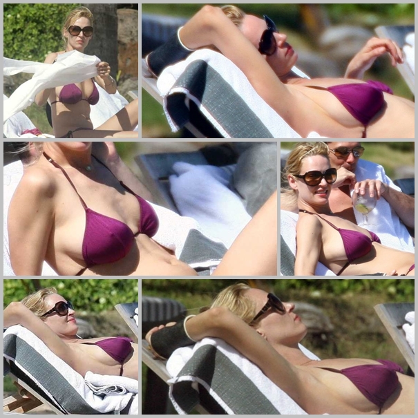 Uma Thurman in a bikini