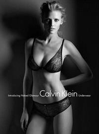 Lara Stone in lingerie