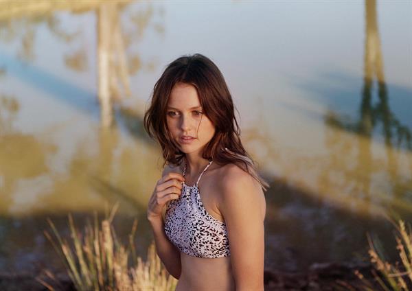 Isabelle Cornish in a bikini