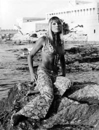 Elke Sommer in a bikini