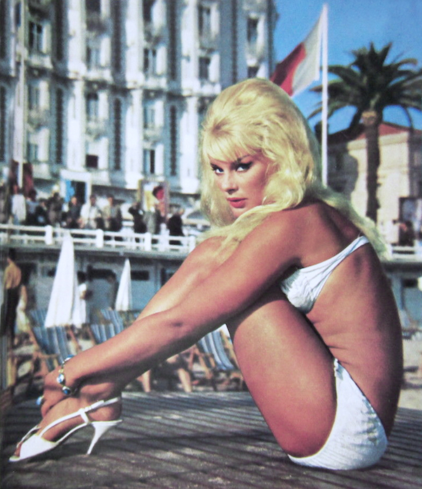 Elke Sommer in a bikini